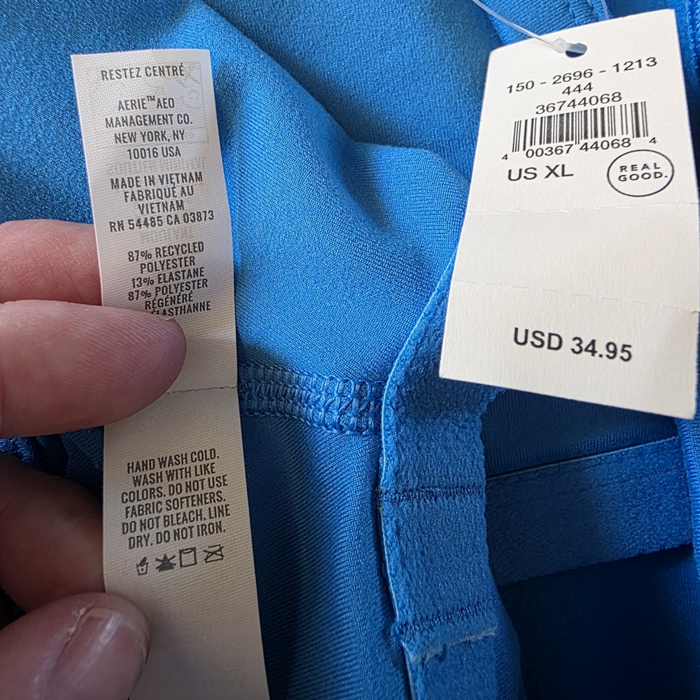 Women's Blue Sports Bra - Picture 6 of 6